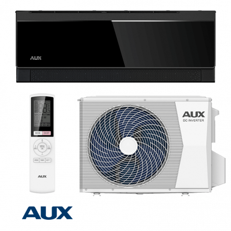 Инверторен климатик AUX C Comfort ASW-H24G3A4/CBR3DI-B9, 24000 BTU, 41 м2, A+++, Wi-Fi, R-32, Черен