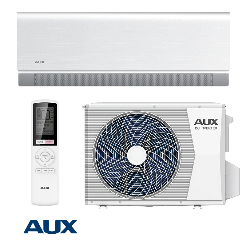 Инверторен климатик AUX C Comfort ASW-H24F4A4/CAR3DI-C8, 24000 BTU, 41 м2, А+++, Wi-Fi, R-32, Бял
