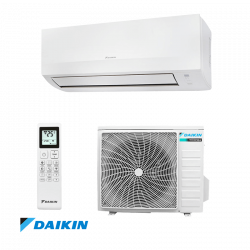 Инверторен климатик Daikin Sensira FTXC25E + RXC25E, 9000 BTU, 20 м2, Wi-Fi, R-32, Бял