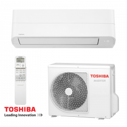 Инверторен климатик Toshiba Essento RAS-B16B2KV2G-E + RAS-16B2AVG-E2, 16000 BTU, 32 м2, А++, R-32, Бял