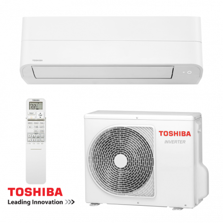 Инверторен климатик Toshiba Essento RAS-B16B2KV2G-E + RAS-16B2AVG-E2, 16000 BTU, 32 м2, А++, R-32, Бял