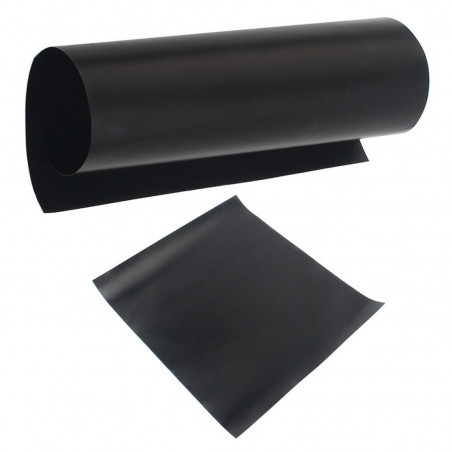 Комплект 3 бр подложки за печене Kinghoff KH 1920, За барбекю/скара, PTFE незалепващо покритие, 40х33 см, Устойчива до 200C, Черен