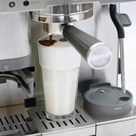 Кафеавтомат 3в1 Ninja Luxe Café Premier ES601, 1650W, 15 bar, 2л, Barista Assist, Безконтактно текстуриране, 4 режима, 3 темп. настройки, Инокс/черен