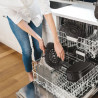 Фритюрник с горещ въздух и грил 5в1 Ninja Foodi Smart EG351EU, 1760W, 5.7 л, До 4 порции, 5 режима, Cyclonic Air, Smart Cook, Керамично покритие, Черен/инокс