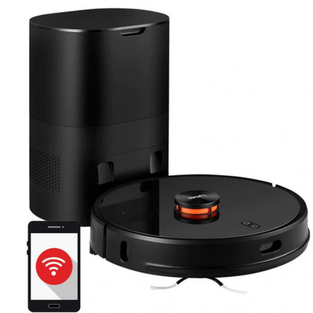 Прахосмукачка робот Xiaomi LYDSTO R1 Pro, 50W, Li-ion 5200 mAh, 3000 Pa, Wi-Fi, Мокро/сухо, Автоматично събиране на отпадъци, Автономия до 200 мин, Черен