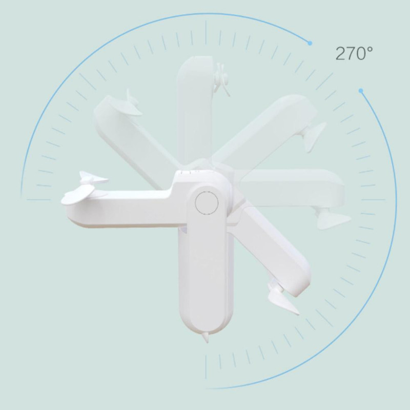 Вентилатор, фенерче и преносима батерия 3в1 Thermo Xiaomi, 4х3.3х12 см, Бял