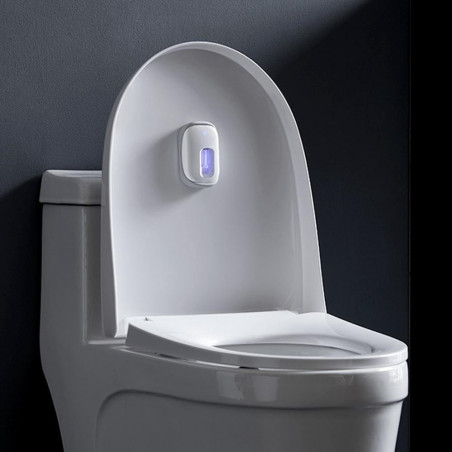 Автоматичен уред/робот за дезинфекция на повърхности Xiaomi Xiaoda, Li-Ion 3600 mAh, UV светлина и озон, 99.9% стерилизация, LED индикатори, Бял