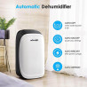 Влагоабсорбатор Attractive TRITON 10, 175W, 1.8 л, 10л/24ч, R290, Таймер, Автоматичен дефрост, Сензор за влажност, Бял/черен