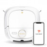 Прахосмукачка робот Tecbot M1, Li-ion 5200 mAh, 4000 Pa, 0.5 l, HEPA, Wi-Fi, Автономност до 160 мин, Подомиячка със самопочистващ моп, Бял