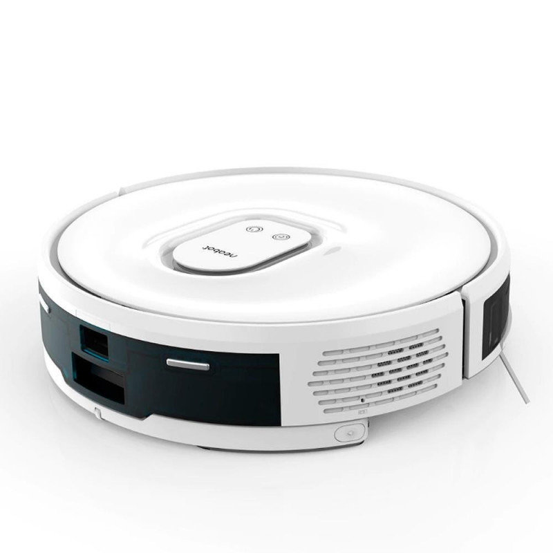 Прахосмукачка робот Neabot NoMo Q11, Li-ion 5200 mAh, Wi-Fi, 50W, 4000 Pa, 2.5 л, Сухо/мокро почистване, Миещ се HEPA филтър, Автоматично събиране на отпадъци, Бял/черен