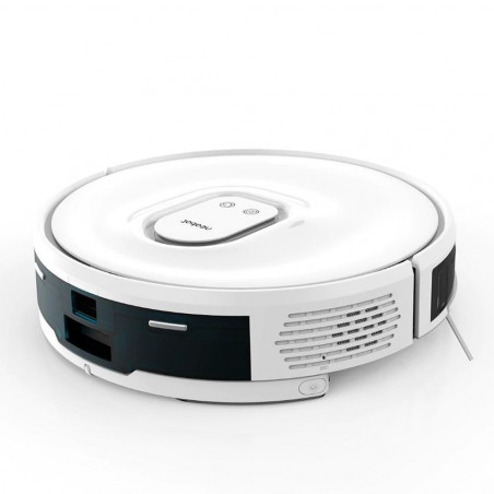 Прахосмукачка робот Neabot NoMo Q11, Li-ion 5200 mAh, Wi-Fi, 50W, 4000 Pa, 2.5 л, Сухо/мокро почистване, Миещ се HEPA филтър, Автоматично събиране на отпадъци, Бял/черен