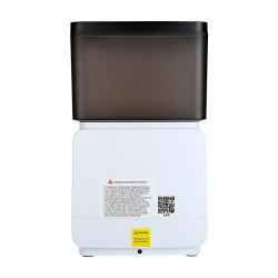 Автоматичен диспенсър за храна за кучета и котки MYNA, 5 л, WiFi приложение, Заключване на бутони, Суха храна, Бял/черен