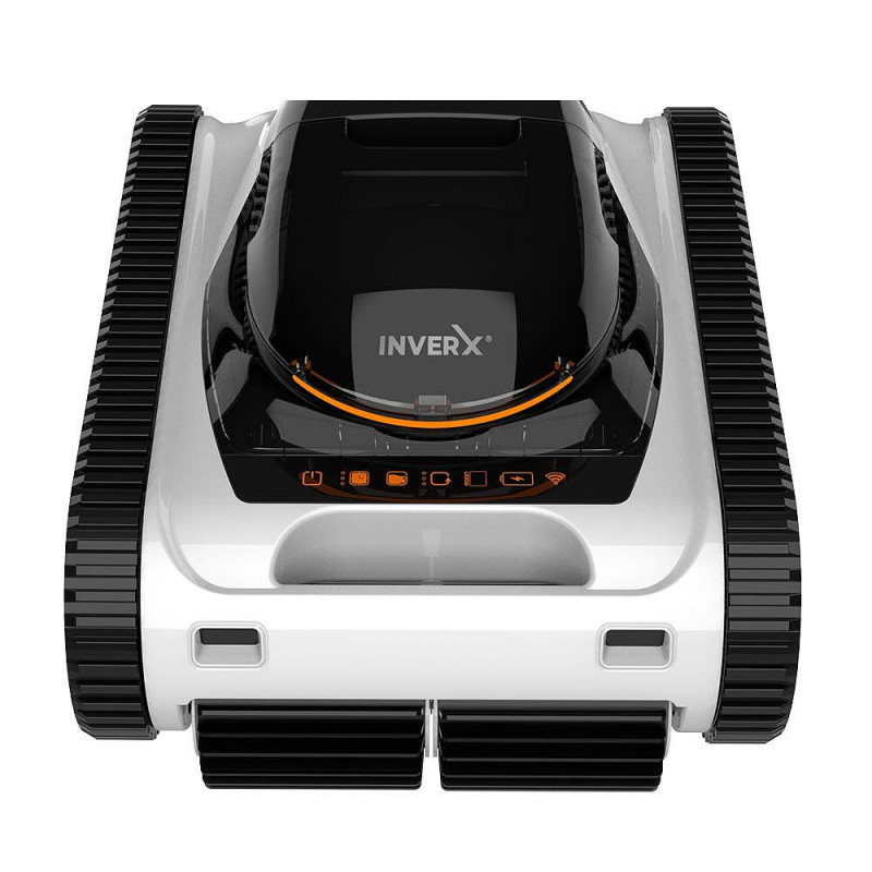 Безкабелен робот за почистване на басейн Fairland X-Warrior X60, 110W, 10 Ah, SMART, За до 200 м2, Автономия до 6 часа, Full-Inverter, 3D S Path, Бял