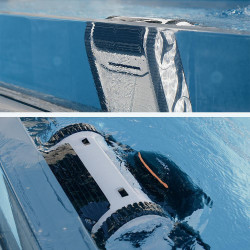 Безкабелен робот за почистване на басейн Fairland X-Warrior X60, 110W, 10 Ah, SMART, За до 200 м2, Автономия до 6 часа, Full-Inverter, 3D S Path, Бял