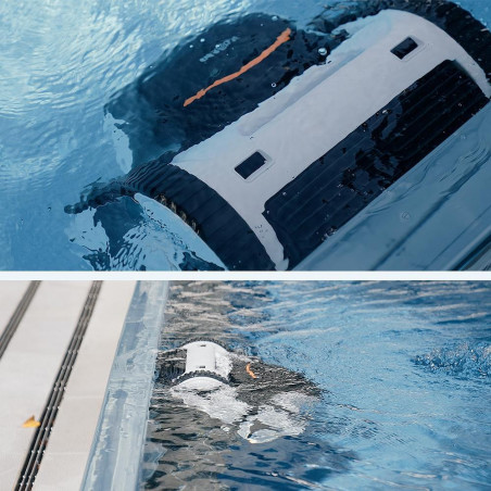 Безкабелен робот за почистване на басейн Fairland X-Warrior X60, 110W, 10 Ah, SMART, За до 200 м2, Автономия до 6 часа, Full-Inverter, 3D S Path, Бял