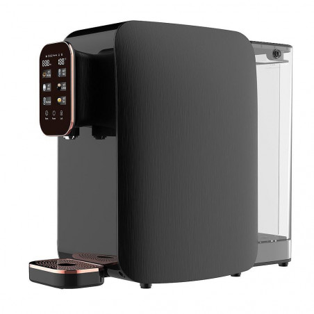 Диспенсър за пречистване и затопляне на чешмяна вода ELIXIR, 2100W, 38-99C, Обратна осмоза, Минерално обогатяване, Черен