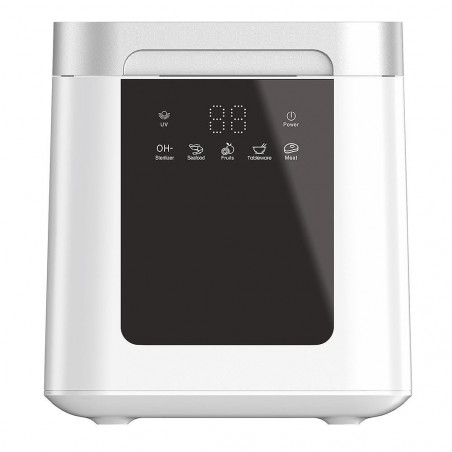 Уред за пречистване на храна Elixir, 72W, 9 л, Дигитален дисплей, 3 степени, Touch screen контрол, 6 интелигентни процеса, Бял