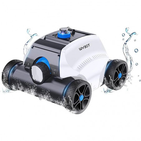 Безкабелен робот за почистване на басейни Wybot Typhor 2 (Osprey 300 Pro), 50W, Li-Ion 6600 mAh, За до 120 м2, Автономия 120 минути, Self-parking, Auto-reverse, Бял