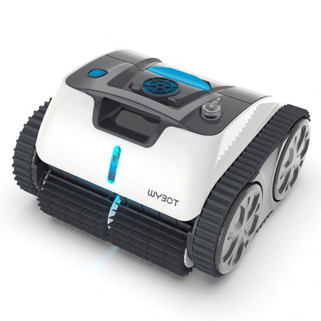 Безкабелен робот за почистване на басейни Wybot Osprey 700 (X100), Li-Ion 8800 mAh, За до 80 м2, Автономия до 110 минути, Auto-reverse, Self-parking, Бял/Черен