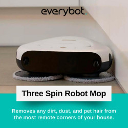 Робот за миене на подове Everybot TS300,  27W, 300 мл, Мокро/Сухо, Автономност до 200 мин, 6 режима, Сензор против падане/блъскане, Бял
