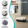 Робот за миене на подове Everybot TS300,  27W, 300 мл, Мокро/Сухо, Автономност до 200 мин, 6 режима, Сензор против падане/блъскане, Бял