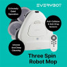 Робот за миене на подове Everybot TS300,  27W, 300 мл, Мокро/Сухо, Автономност до 200 мин, 6 режима, Сензор против падане/блъскане, Бял