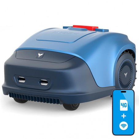 Косачка-робот HOOKII Neomow S, За до 1000 м2, 60 dB, Wi-Fi, 4G, Bluetooth, Автономия до 120 минути, Син
