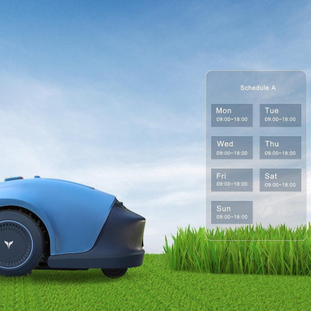 Косачка-робот HOOKII Neomow S, За до 1000 м2, 60 dB, Wi-Fi, 4G, Bluetooth, Автономия до 120 минути, Син