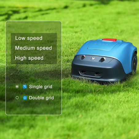 Косачка-робот HOOKII Neomow S, За до 1000 м2, 60 dB, Wi-Fi, 4G, Bluetooth, Автономия до 120 минути, Син