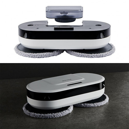 Робот за миене на подове Everybot EDGE 2 RS350, 27W, 210 мл, Мокро/сухо, Автономност до 200 мин, 7 режима, Сензор против падане/блъскане, Бял