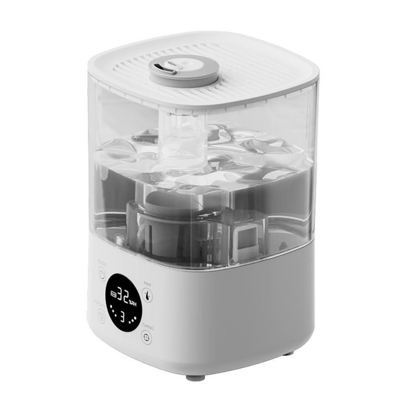 Овлажнител за въздух Xiaomi Lydsto F100S, 25W, 2.5 л, 3 степени, 200 мл/ч, Дисплей, Нощен режим, Таймер, Бял