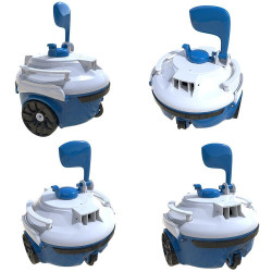 Безкабелен робот за почистване на басейни Wybot SPA 10, 2600 mAh,  28 W, За до 10 м2, 4 колелца, Автономия 30 минути, Син