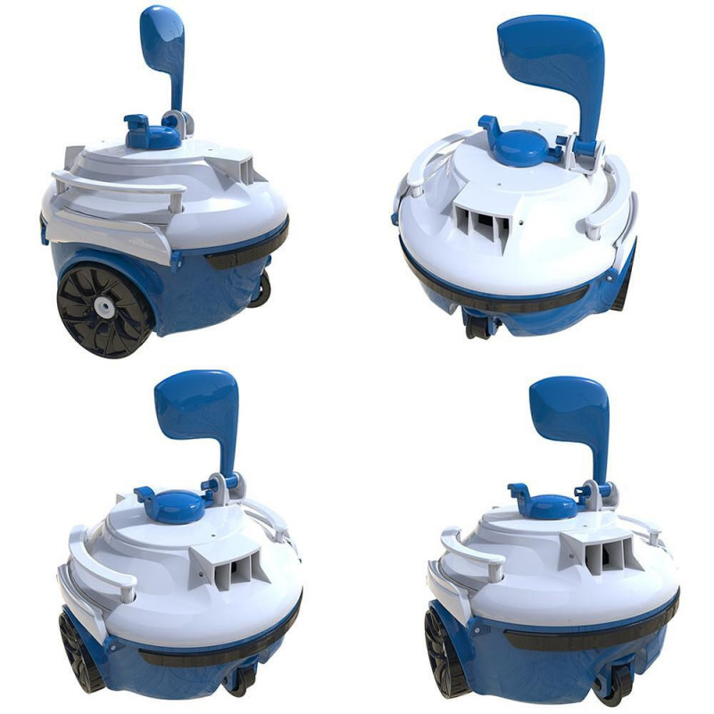 Безкабелен робот за почистване на басейни Wybot SPA 10, 2600 mAh,  28 W, За до 10 м2, 4 колелца, Автономия 30 минути, Син