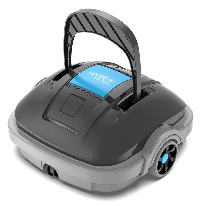Безкабелен робот за почистване на басейни Wybot OSPREY 200 MAX, 5200 mAh, За до 80 м2, Двоен мотор, Автономия 100 минути, Self-beaching, Auto-reverse, IPX8, Сив