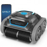 Безкабелен робот за почистване на басейни Wybot S1, 80W, Li-Ion 6400 mAh, За до 120 м2, 6 режима, SMART, Автономия до 200 минути, Self-parking, Auto-reverse, IPX8, Черен