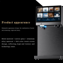 Диспенсър за пречистване на чешмяна вода ELIXIR Go, 2250W, Затопляне 18 л/ч, Охлаждане 3 л/ч, Газиране на водата, Многостепенна филтрация, Wi-Fi, Черен