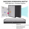 Пречиствател за въздух и овлажнител 2в1 Oberon 110 HYBRID, 21W, За до 15 м2, 110 м³/ч, Wi-Fi, 3 скорости, Карбонов филтър, Нощен режим, Таймер, Бял
