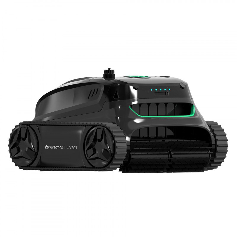 Безкабелен робот за почистване на басейни Wybot S2, 91W, За до 300 м2, SMART, 3 режима, Self-parking, Auto-reverse, IPX8, Сив