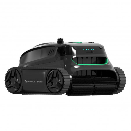 Безкабелен робот за почистване на басейни Wybot S2, 91W, За до 300 м2, SMART, 3 режима, Self-parking, Auto-reverse, IPX8, Сив