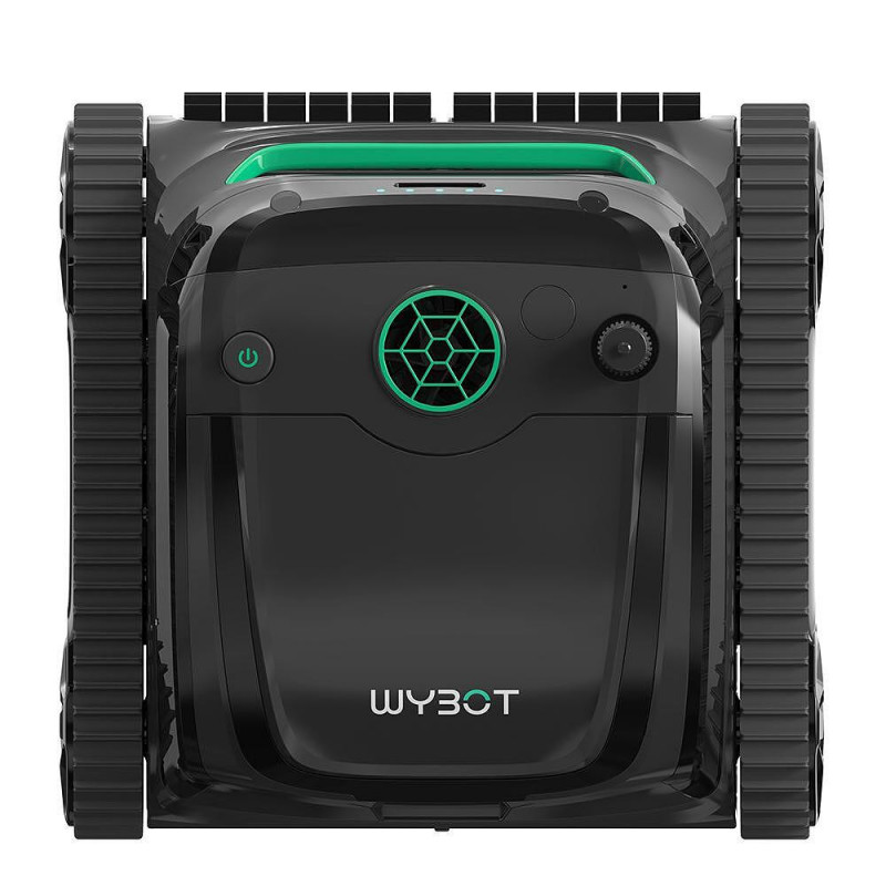 Безкабелен робот за почистване на басейни Wybot S2, 91W, За до 300 м2, SMART, 3 режима, Self-parking, Auto-reverse, IPX8, Сив