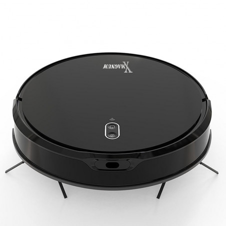 Прахосмукачка робот MAGNUM X, 40 W, 3000 Pa, Сухо и мокро почистване, 3-степенна филтрация, Wi-Fi, Функция График, Черен