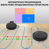 Прахосмукачка робот MAGNUM X, 40 W, 3000 Pa, Сухо и мокро почистване, 3-степенна филтрация, Wi-Fi, Функция График, Черен