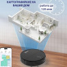 Прахосмукачка робот MAGNUM X, 40 W, 3000 Pa, Сухо и мокро почистване, 3-степенна филтрация, Wi-Fi, Функция График, Черен