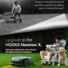 Косачка-робот HOOKII Neomow X Pro, 6000 м2, 4 режима, Работа без ограничителен кабел или антени, 60 dB, Wi-Fi, 4G, Bluetooth, Автономия 180 минути, Сив
