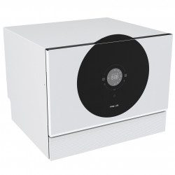 Съдомиялна машина Finlux WQP6-3609W, 6 комплекта, 7 програми, Самопочистване, LED дисплей със сензорно управление, Бял