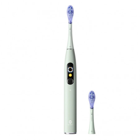 Електрическа четка за зъби Oclean X Ultra 20, AI гласов асистент, 84000 об/мин, Wi-Fi, Bluetooth, Touch screen, До 40 дни автономност, Зелен