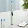 Електрическа четка за зъби Oclean X Ultra 20, AI гласов асистент, 84000 об/мин, Wi-Fi, Bluetooth, Touch screen, До 40 дни автономност, Зелен