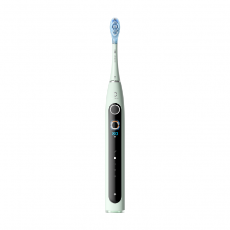 Електрическа четка за зъби Oclean X Pro 20, AI, Maglev 4.0, 84000 об/мин, Wi-Fi, FlexFit, IPX7, Интелигентна аларма при пропусната зона, 40 дни автономност, Зелен