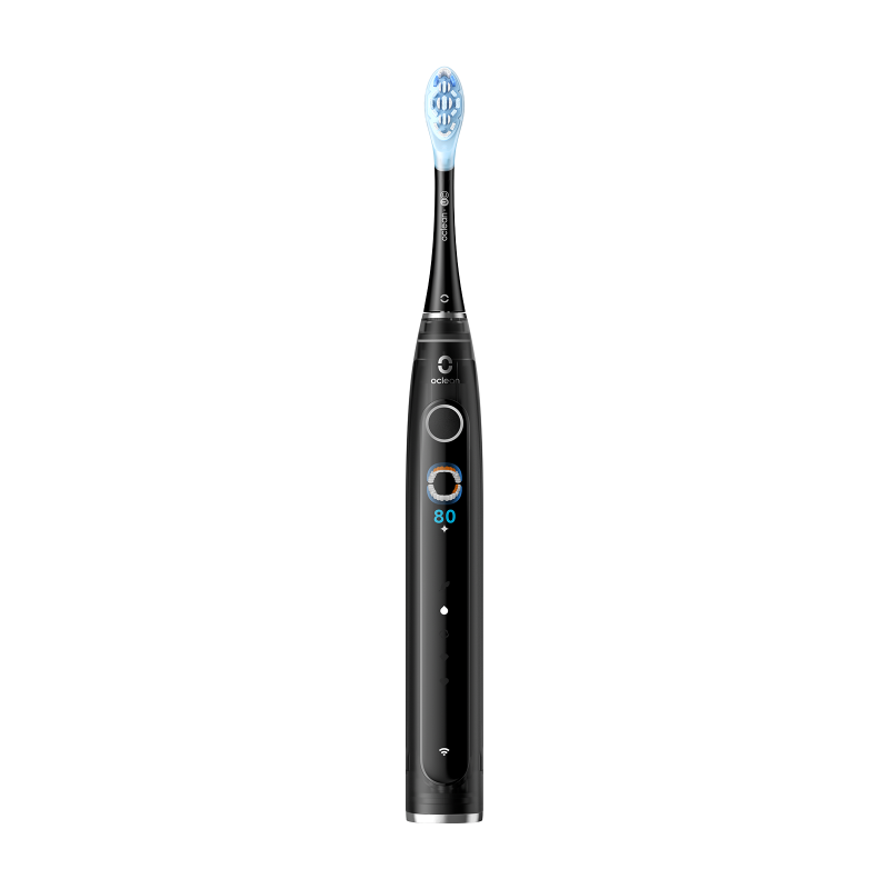Електрическа четка за зъби Oclean X Pro 20, AI, Maglev 4.0, 84000 об/мин, Wi-Fi, FlexFit, IPX7, Интелигентна аларма при пропусната зона, 40 дни автономност, Черен