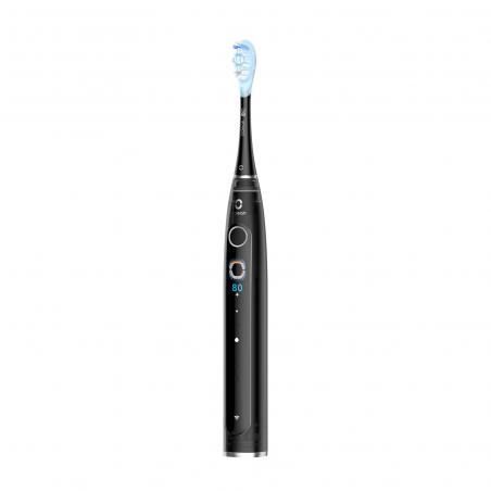 Електрическа четка за зъби Oclean X Pro 20, AI, Maglev 4.0, 84000 об/мин, Wi-Fi, FlexFit, IPX7, Интелигентна аларма при пропусната зона, 40 дни автономност, Черен